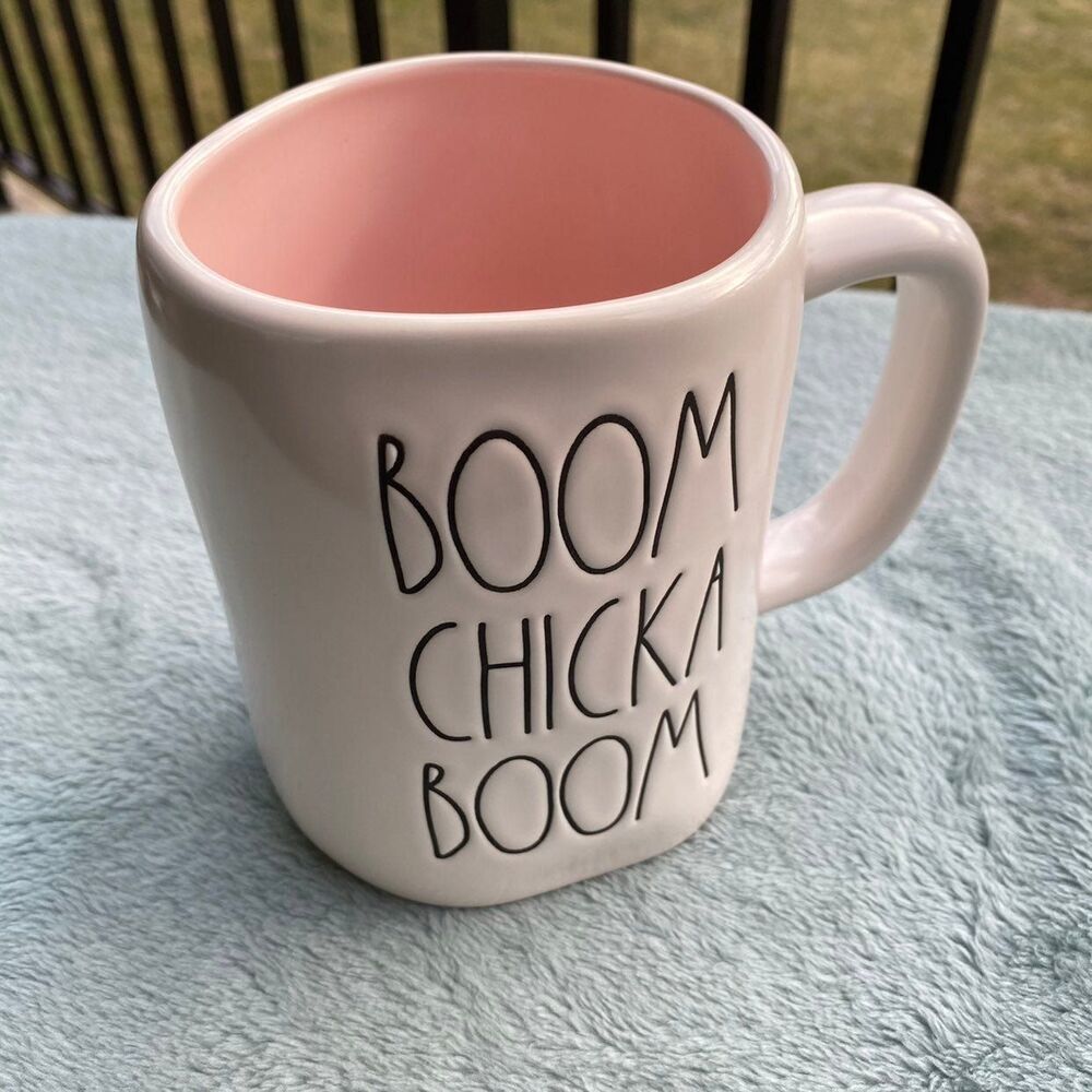 Rae Dunn Boom Chicka Boom Mug